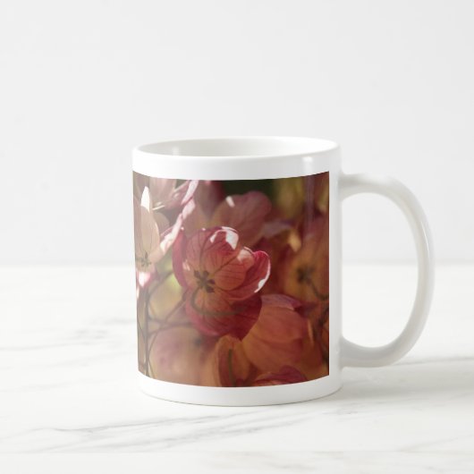 roze bloem koffiemok (Rechts)