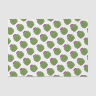 Roze Bloem Korte Cactus Print Tissue Papier