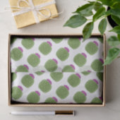 Roze Bloem Korte Cactus Print Tissue Papier (Geschenk)