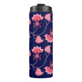 ROZE BLOEM LIEFDESCADEAU VOOR VRIENDIN, VROUW, MAN THERMOSBEKER (Voorkant)