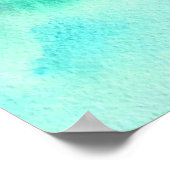 Roze bloem lotus fine art waterverf poster (Hoek)