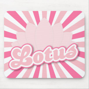 Roze Bloem Lotus Muismat
