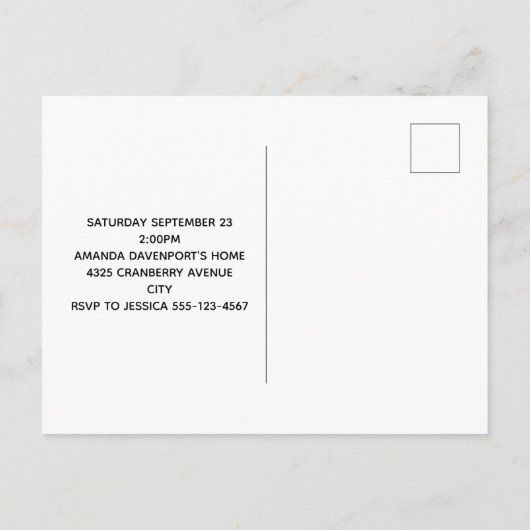 Roze bloem met diamanten tiara prinses verjaardag uitnodiging briefkaart (Achterkant)