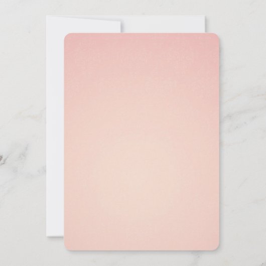 Roze bloem met Diamond Tiara Elegant Wedding Save The Date (Achterkant)