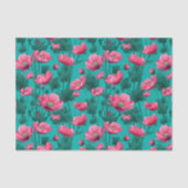 Roze bloem met draaiende achtergrond ontkoppeling tissuepapier (Voorkant)