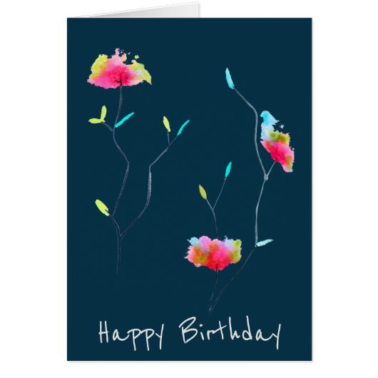 Roze bloem moderne, eenvoudige Japanse kunst (Voorkant)