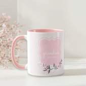Roze bloem-moederdaggeschenk oma mok
