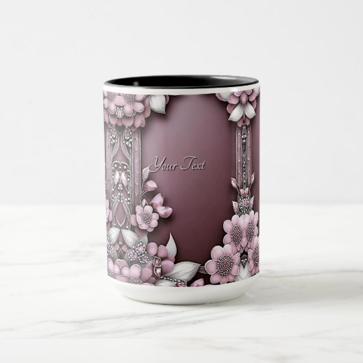 Roze Bloem Mok (Midden)