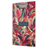 Roze Bloem Morris kunst Klembord (Links)