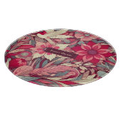 Roze Bloem Morris kunst Snijplank (Hoek)