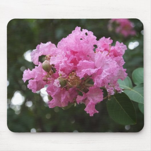 Roze Bloem Muismat (Voorkant)