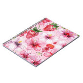 Roze Bloem Notitieboek (Linkerzijde)