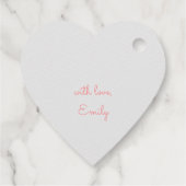 Roze Bloem Nummer 16 16e Verjaardag Dank u Bedankjes Labels (Achterkant)