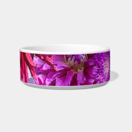 Roze Bloem Pet Bowl, Dahlia Pet Bowl Voerbakje