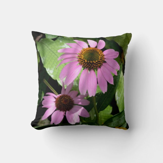 Roze bloem - Pillow Kussen (Voorkant)