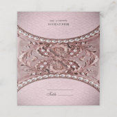 Roze Bloem Plaatskaart Plaatskaartje (Buitenkant ongevouwen)