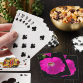 roze bloem pokerkaarten (Insitu)
