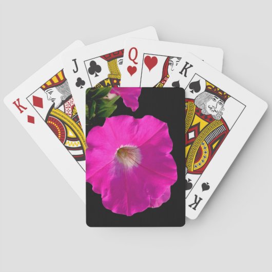 roze bloem pokerkaarten (Achterkant)