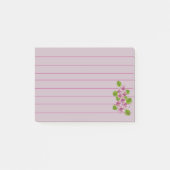 Roze Bloem Post-It Notitie Post-it® Notes (Voorkant)