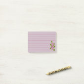 Roze Bloem Post-It Notitie Post-it® Notes (Op bureau)