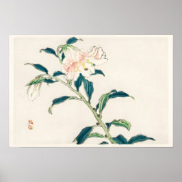 Roze Bloem Poster
