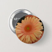 Roze Bloem Ronde Button 5,7 Cm (Voorkant /achterkant)