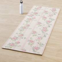 Roze Bloem Roos Yoga Mat