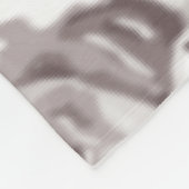 Roze + bloem + roze + paars + druk fleece deken (Hoek)