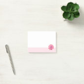 Roze Bloem Roze Rand Post-it® Notes (Kantoor)