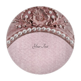 Roze Bloem Snijplank