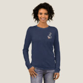 Roze Bloem Stethoscoop T-shirt (Voorkant)