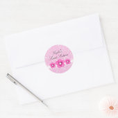 Roze Bloem Sweet16 Sticker (Envelop)
