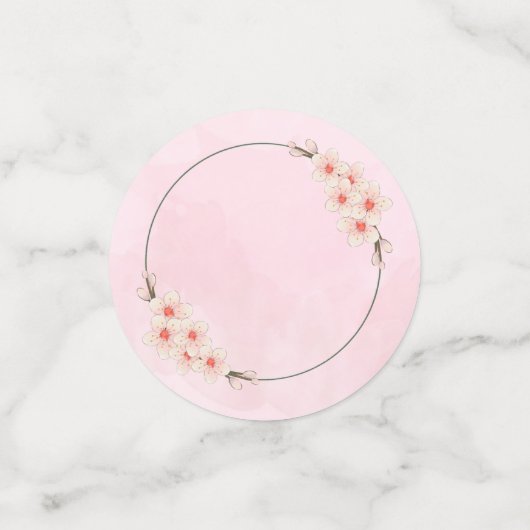 Roze Bloem Tafelconfetti voor een Toets van Elegan Confetti (Kleine voorkant)