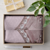 Roze Bloem Tissuepapier (Geschenk)
