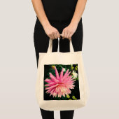 Roze bloem tote bag (Voorkant (product))
