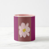 roze bloem verf mok (Midden)