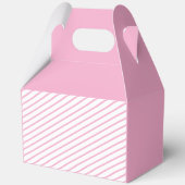 Roze bloem| Verjaardagsfeest met eenhoorn Bedankdoosjes (Achterkant)