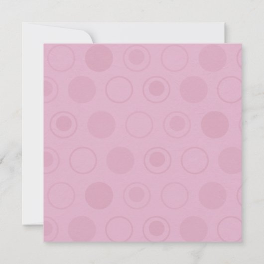  roze bloem verjaardagsuitnodiging kaart (Achterkant)