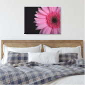 Roze Bloem Verpakt Canvas (Insitu (Slaapkamer))