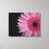 Roze Bloem Verpakt Canvas (Voorkant)