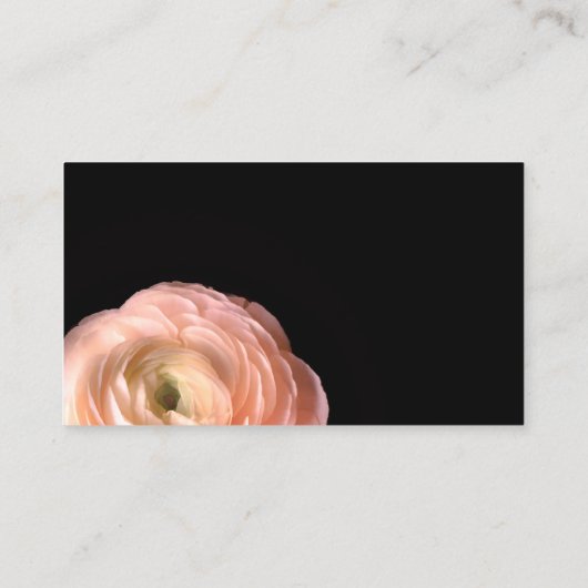  roze bloem visitekaartje dubbelzijdig (Achterkant)