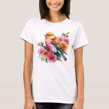 Roze Bloem Vogel