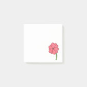 Roze Bloem Vol Post-it® Notes (Voorkant)