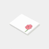 Roze Bloem Vol Post-it® Notes (Schuin)