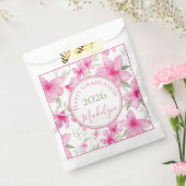 Roze Bloem | Waterverf Azalea | Afstuderen Bedankzakje (Gezegeld)