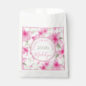 Roze Bloem | Waterverf Azalea | Afstuderen Bedankzakje (Voorkant)