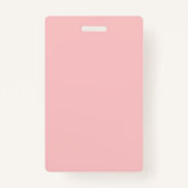 Roze bloem waterverf naadloos badge (Achterkant)