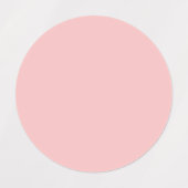 Roze bloem waterverf naadloos labels (Design 2)