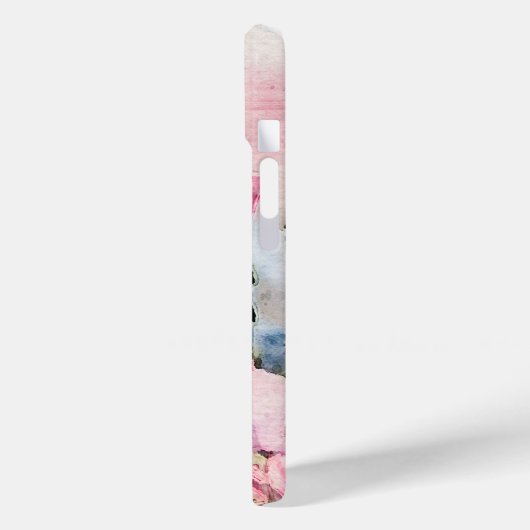 Roze bloem Waterverf schilderen Case-Mate iPhone Case (Achterkant / Links)