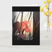 roze bloem wenskaart kaart (Gele Bloem)